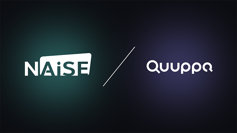 NAiSE and Quuppa partnership logo representing real-time asset tracking and unified fleet management collaboration