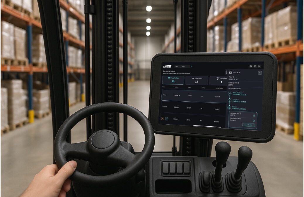 DIGITALIZING THE DRIVER’S SEAT WITH NAiSE FORKLIFT GUI