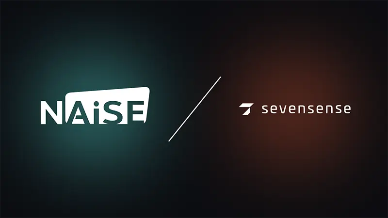 NAiSE and Sevensense logos shown together to announce their intralogistics partnership.